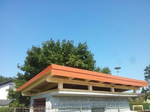 Pokrivanje strehe športni park Šentjur