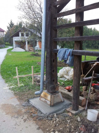 Popravilo kozolca - Virštanj